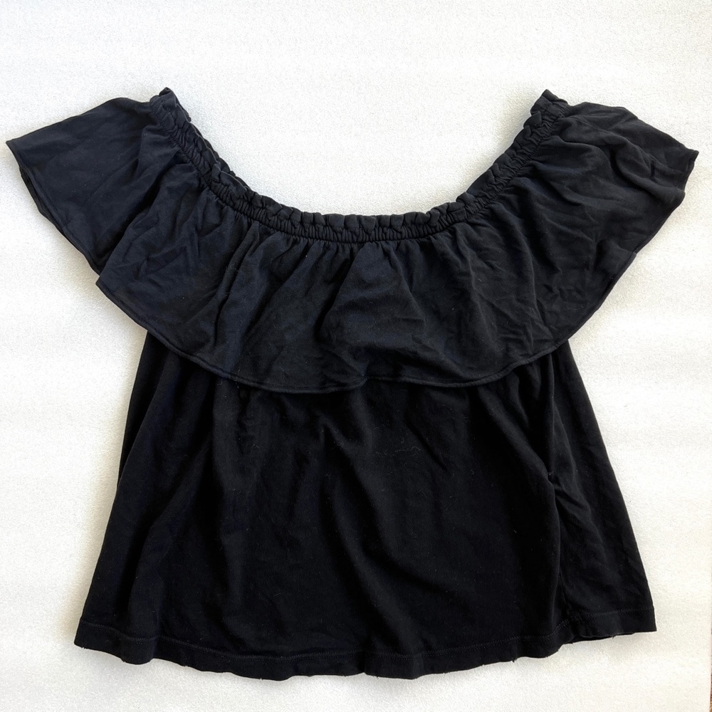 Current Elliott Ruffle Tee - Picture 2 of 5